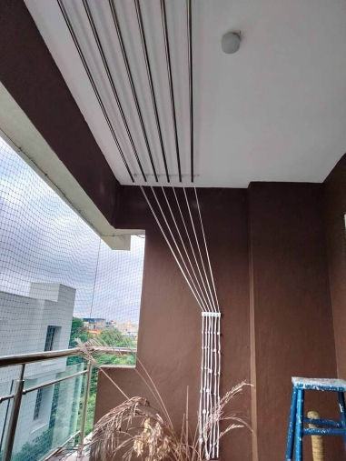 Invisible Grill for Balcony