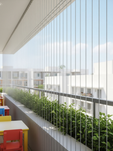 Invisible Grill for Balcony